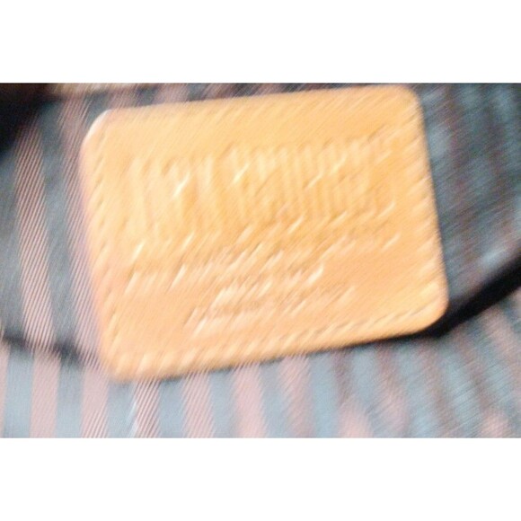 Jack Georges Buffalo Leather Midtown Shoulder Bag Woven Brown Voyager Collection - Picture 10 of 10